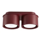 Ceiling lamp MODO 2 burgundy Gx53