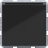 Electronic switch for hotel card, A.x/C.x, night black glossy