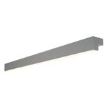 L-LINE 120 LED, IP44, 3000K, 1650lm, mouse grey