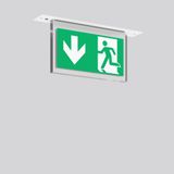 HALYXX, 4,7 W, white, on/off Recessed ceiling luminaires, L 320 B 55 H