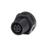 Panel socket without cover nut M1