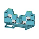 Feed-through terminal block, SNAP IN, blue, 6 mm², 41 A, 1000 V, Numbe