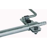 Connection bracket f. earth rods St/tZn D 25mm one-sided KS connec. Rd