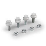 F1SS20 | Flange fastening set F1 size, steel/plastic