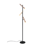 Fiato LED floor lamp 3-pc matt black/multicolor