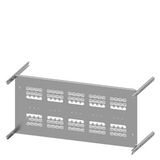 Mounting plate 3VA10 (100A), 3VA11 (160A), 4-pole, fixed-mounted, plug-in socket, RCD: with, H: 350mm W: