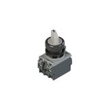Complete unit with illuminated 4 positions selector, fixing adapter and contacts