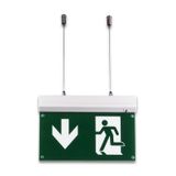 Emergency light with symbols Sign P 2W IP20 6000K 3h illuminated during failure/permanent
