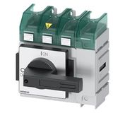 SENTRON, switch disconnector 3LD5 UL, main control switch, 4-pole, approved