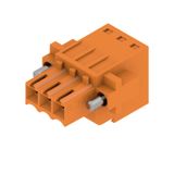 PCB plug-in connector, female plug, 3.50 mm, Number of poles: 3, 180°, Tension-clamp connection, Clamping range, max. : 1.5 mm², Box