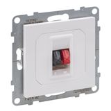 LOUDSPEAKER SOCKET  WHITE