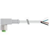 M12 female 90° A-cod. with cable F&B PVC 5x0.34 gy UL/CSA 20m