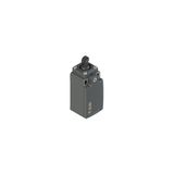 Position switch with plunger, external gasket and roller