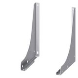 Support bracket for vertical mounting of a fixed-mounted circuit breaker