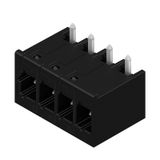PCB plug-in connector, male header, THT/THR solder connection, Pitch in mm (P): 5.00 mm, Number of poles: 4, 270°, Tube