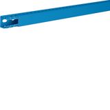 Slotted panel trunking made of PVC BA7 25x25mm blue