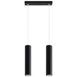 HANGING LAMP LAGOS 2 BLACK GU10 2X40W IP20