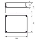 OH-4B.3 Hermetic housing with metal plate