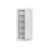 CU14V ComfortLine Compact distribution board, Flush mounting, 48 SU, Isolated (Class II), IP30, Rows: 4, 714 mm x 365 mm x 125 mm