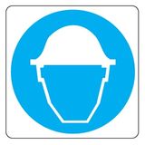 Adhesive for mandatory sign - Al - Side: 125 mm