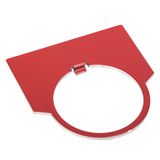 30mm 800T Red Blank Half Round Legend