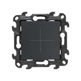 Quadruple lighting controller with built-in energy measurement, controlled by a smartphone [Wi-Fi] SWITCH Q, graphite mat