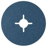 Fibre sanding disc R574, Best for Metal D= 115 mm; G= 60