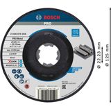 X-LOCK Standard for Metal 125x6x22.23mm Depressed Grinding