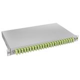 FO Splicebox, 48 Fibers, SC, 50/125æm OM5, 19", 1U, Class C
