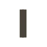 Blank cover - 1/2M - Anthracite
