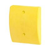 Yellow dome button for palm switch
