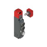 NG series safety switch with lock and integrated control devices, with actuator