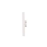 Two gang switch, Push In system, (module), Simon 24, IP20/IP44, 10AX, antibacterial white