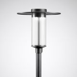 Post-top luminaires Lumantix Zylinder (LTX Z) CLO (normal) Lens Anthracite ETDD 23W 2600lm 70 asymmetric wide (AB2L) IP65 IK10 5 SDCM 7303951