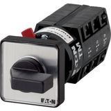 TM-3-8299/EZ Changeoverswitches, TM, 10 A, centre mounting, 3 contact unit(s), Contacts: 6, 90 °, maintained, With 0 (Off) position, 1-0-2, Design number 8299