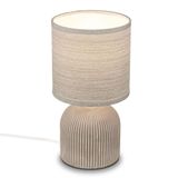 Ceramic table lamp, brown, 1xE14 max. 10W excl.