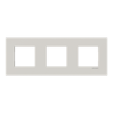 Frame 3-gang / 2+2+2-modules - Niessen logo - S - Dune