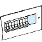 4 DIVISIBLE BLANKING PLATES W90