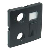 COV F/R-TV-RJ45/R-TV-RJ45-FO MULT SOCKET GR