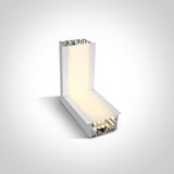 WHITE CEILING CORNER FOR 38152R 10W WW 120deg 230V