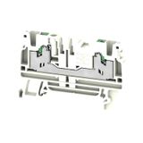 Feed-through terminal block, SNAP IN, white, 2.5 mm², 24 A, 800 V, Num