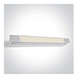38118C/W/V WHITE BATHROOM / WALL LIGHT 18W CCTV IP44 230V