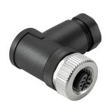 Field attachable connector, M12