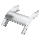 CONVEX DESCENDING CURVE 45° - NOT PERFORATED - BRN80 - WIDTH 155MM - RADIUS 150° - FINISHING HDG
