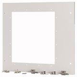 XTMPIX40WC-H550W600 Front cover for IZMX40, withdrawable, HxW=550x600mm, grey