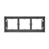 Digital thermostat, anthracite, metalic