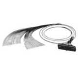 I/O connection cable, unshielded, MIL40 to open ends, 1 m XW2Z0522A