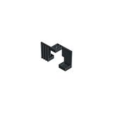 SUI 3PH/L3+DALI TRACK RECESS BRACKET 2X - Set of mounting clips