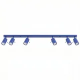 Ceiling lamp RING 6L ultramarine