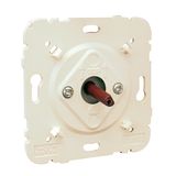 3 POSITIONS ROTARY SWITCH WHITE